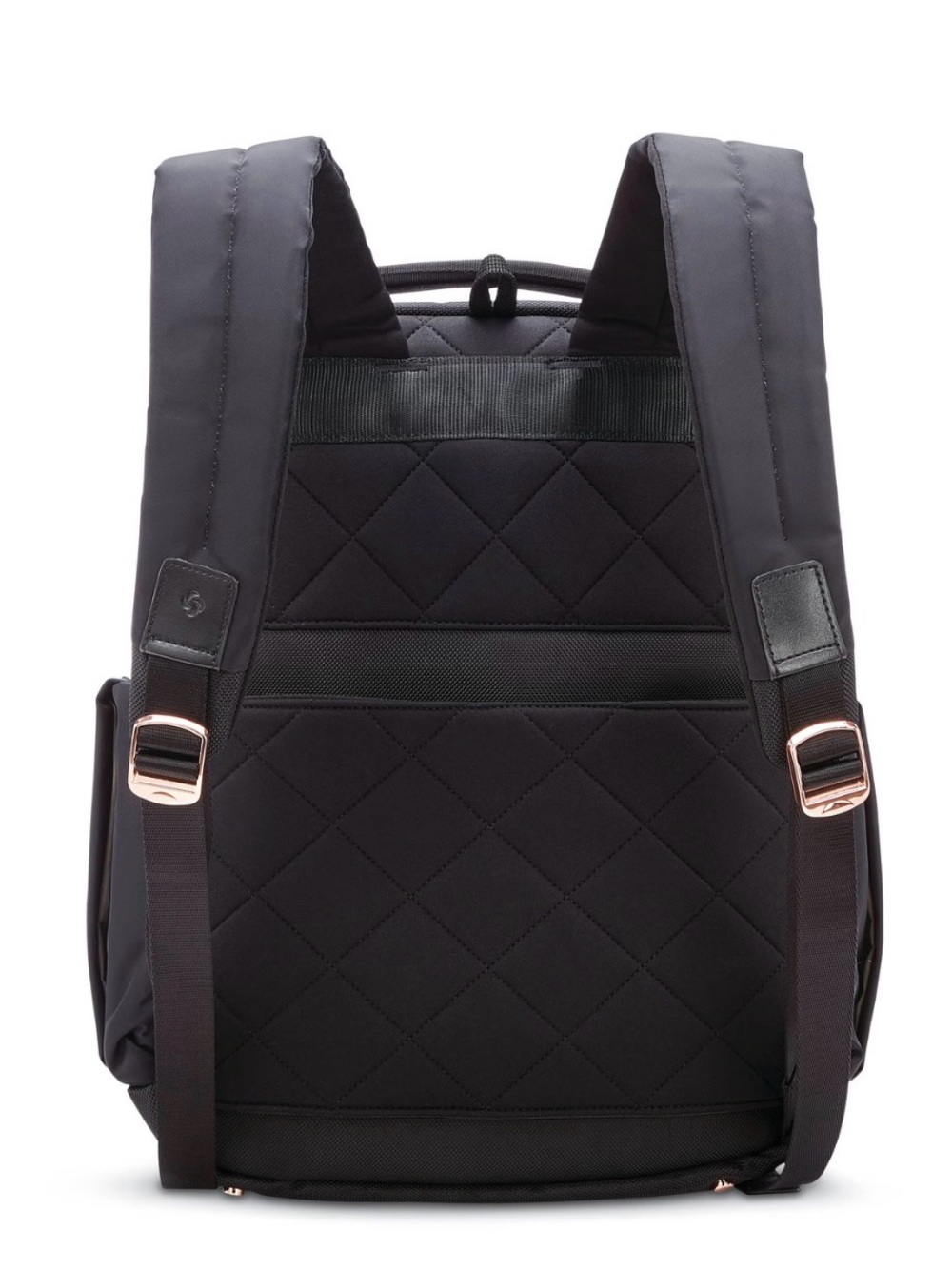 Samsonite Black Backpack with Rose Gold Hardware - Picture 6 of 8